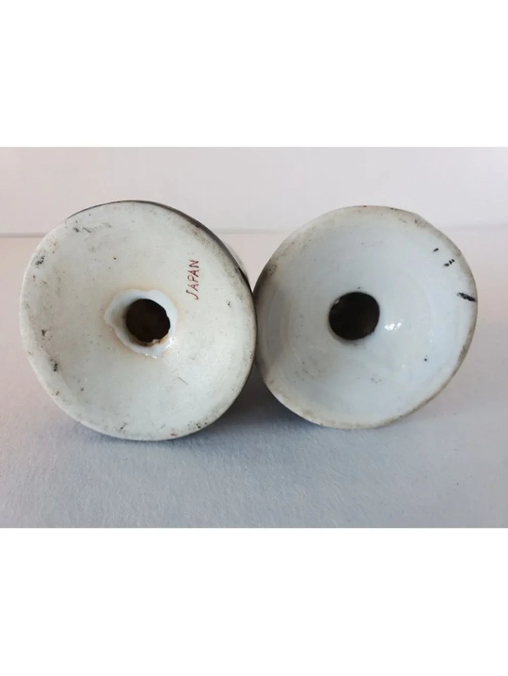 Vintage Porcelain Japanese Geisha Girl Salt Pepper Shakers